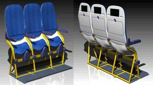 Skyrider Standing Airplane Seats Could Make Flights Cheaper