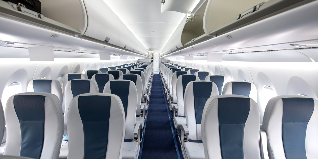 airplane seats empty